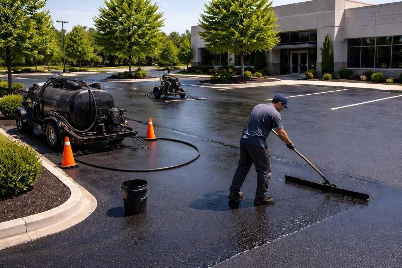 Asphalt Parking Lot Sealing in Miami Dade County, FL