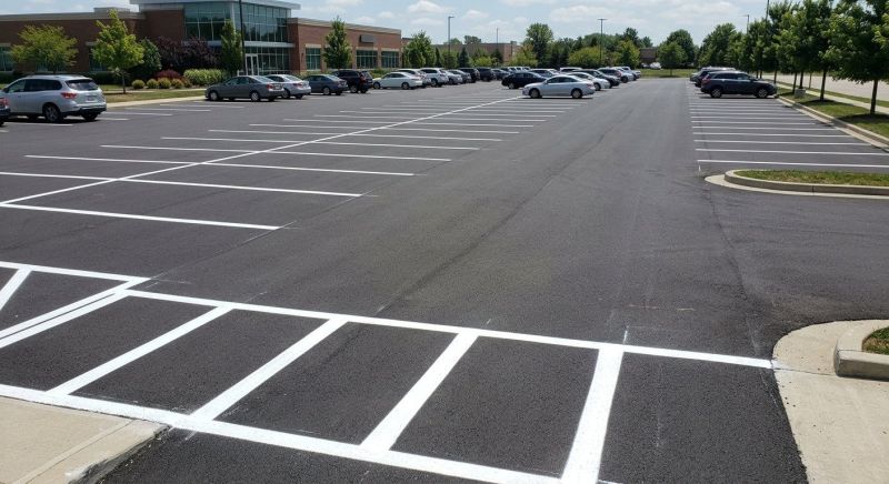 Asphalt Striping in Alpharetta, GA