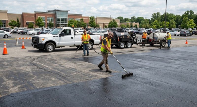 Church Parking Lot Sealcoating in Fort Collins, CO