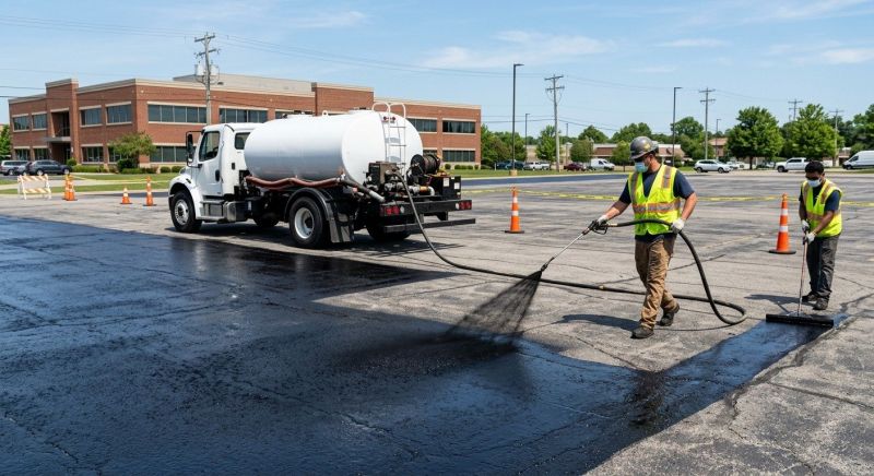 Commercial Parking Lot Sealing in Grand Rapids, MI