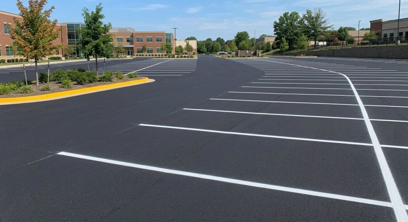 Parking Lot Painting in Alpharetta, GA