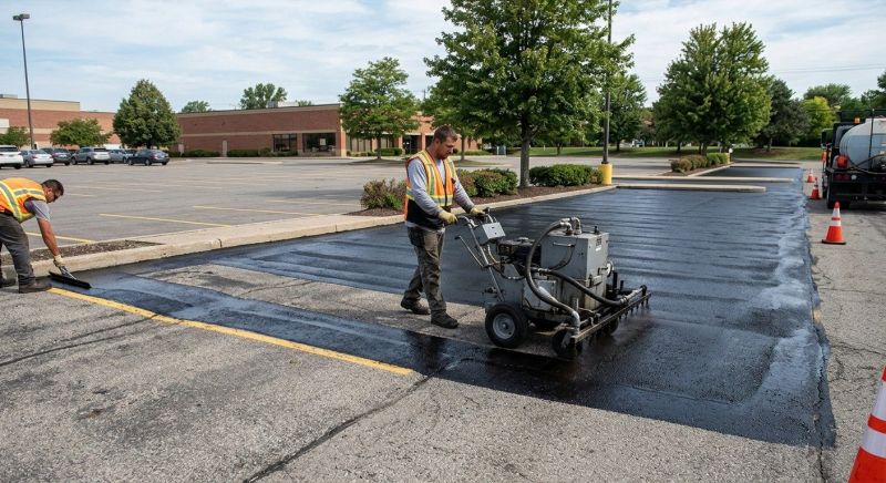 Parking Lot Sealcoating in Denver, CO
