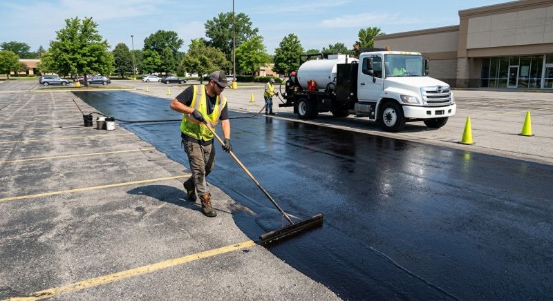 Parking Lot Sealcoating in San Antonio, TX