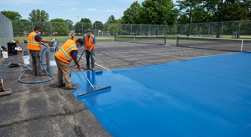 Tennis Court Repair Service in Greenville, SC
