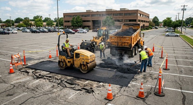 Asphalt Parking Lot Repair in Hilton Head Island, SC