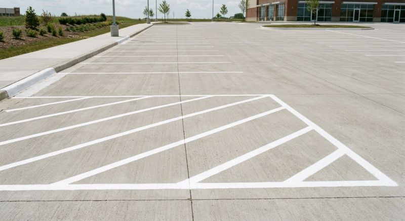Church Parking Lot Striping in Roswell, GA