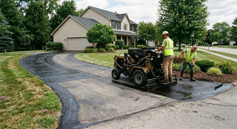 Residential Asphalt Sealing in Greenville, SC